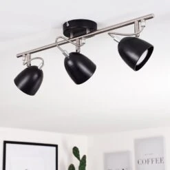 Moesdorf Deckenleuchte Nickel-Matt, Schwarz, 3-flammig -LEDVANCE Verkäufe moesdorf deckenleuchte h3578025 9