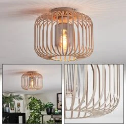 Molan Deckenleuchte Sandfarben, 1-flammig