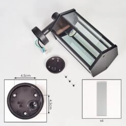 Monfanim Aussenwandleuchte Schwarz, 1-flammig -LEDVANCE Verkäufe monfanim aussenwandleuchte h3809020 4