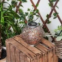 Moreland Solar-Kugelleuchte LED Kupferfarben, Schwarz, Silber, 1-flammig -LEDVANCE Verkäufe moreland solar kugelleuchte h3427118 12