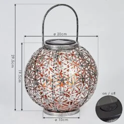 Moreland Solar-Kugelleuchte LED Kupferfarben, Schwarz, Silber, 1-flammig -LEDVANCE Verkäufe moreland solar kugelleuchte h3427118 3