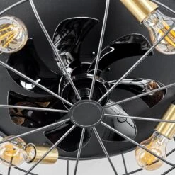 Moscavide Deckenventilator Messing, Schwarz, 4-flammig, Fernbedienung -LEDVANCE Verkäufe moscavide deckenventilator h3599617 3