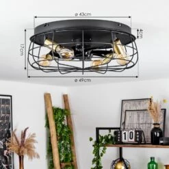 Moscavide Deckenventilator Messing, Schwarz, 4-flammig, Fernbedienung -LEDVANCE Verkäufe moscavide deckenventilator h3599617 7