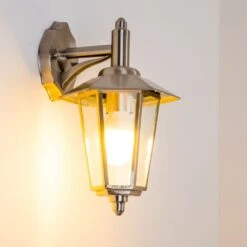 Moskau Außenwandleuchte Edelstahl, Transparent, Klar, 1-flammig -LEDVANCE Verkäufe moskau aussenwandleuchte h406 3