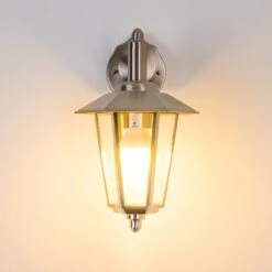 Moskau Außenwandleuchte Edelstahl, Transparent, Klar, 1-flammig -LEDVANCE Verkäufe moskau aussenwandleuchte h406 7