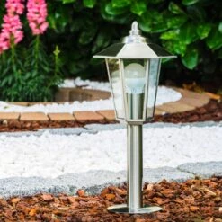 Moskau Sockelleuchte Edelstahl, 1-flammig -LEDVANCE Verkäufe moskau sockelleuchte h407 8