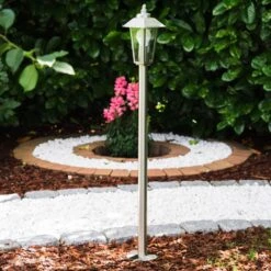 Moskau Wegeleuchte Edelstahl, 1-flammig -LEDVANCE Verkäufe moskau wegeleuchte h408 do1 8