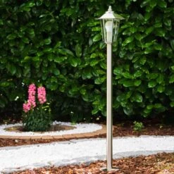 Moskau Wegeleuchte Edelstahl, 1-flammig -LEDVANCE Verkäufe moskau wegeleuchte h408 do1 9