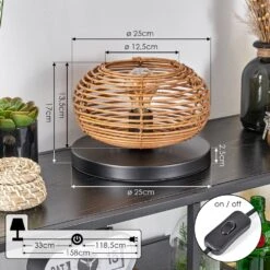 Mulstrand Tischleuchte 25cm Schwarz, 1-flammig -LEDVANCE Verkäufe mulstrand tischleuchte 25cm h3779743 3