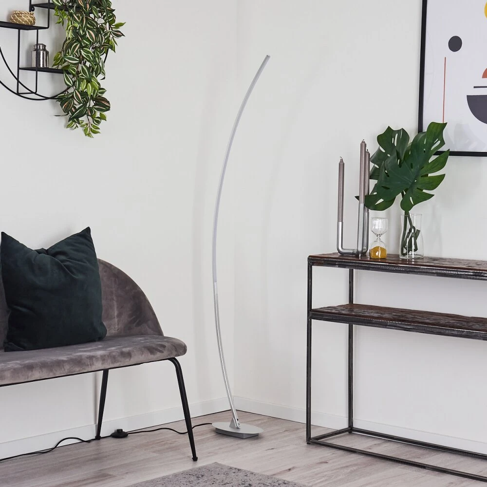 Nagu Stehleuchte LED Nickel-Matt, 1-flammig 8 Nagu Stehleuchte LED Nickel-Matt, 1-flammig – Bild 8