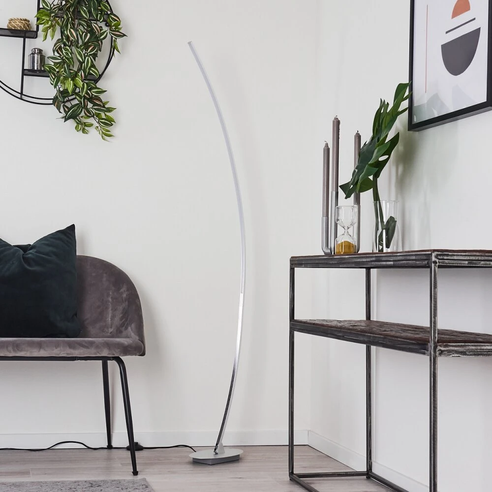 Nagu Stehleuchte LED Nickel-Matt, 1-flammig 10 Nagu Stehleuchte LED Nickel-Matt, 1-flammig – Bild 10