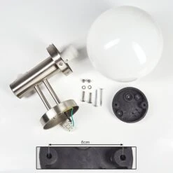 Napaskiak Außenwandleuchte Nickel-Matt, 1-flammig, Bewegungsmelder -LEDVANCE Verkäufe napaskiak aussenwandleuchte h3717974 4