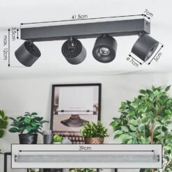 Narel Deckenleuchte LED Schwarz, 4-flammig -LEDVANCE Verkäufe narel deckenleuchte h9025320 3