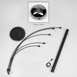 Nikkala Stehleuchte Marmor, Schwarz, 5-flammig -LEDVANCE Verkäufe nikkala stehleuchte h3861363 4