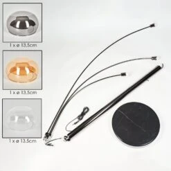 Nikkala Stehleuchte Chrom, Schwarz, 3-flammig -LEDVANCE Verkäufe nikkala stehleuchte h3897454 4