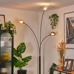 Nikkala Stehleuchte Chrom, Schwarz, 3-flammig -LEDVANCE Verkäufe nikkala stehleuchte h3897454 5