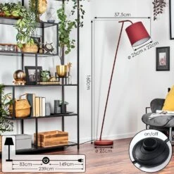 Nobar Stehleuchte 25 Cm Rot, 1-flammig -LEDVANCE Verkäufe nobar stehleuchte 25 cm h3742785 3