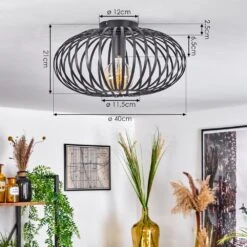 Nomenome Deckenleuchte Schwarz, 1-flammig 14 Nomenome Deckenleuchte Schwarz, 1-flammig -LEDVANCE Verkäufe nomenome deckenleuchte h3577684 3