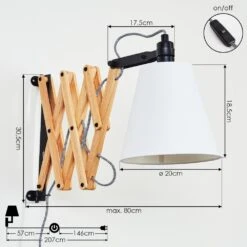 Norfolk Wandleuchte Holz Hell, Schwarz, 1-flammig 15 Norfolk Wandleuchte Holz Hell, Schwarz, 1-flammig -LEDVANCE Verkäufe norfolk wandleuchte h3412282 3