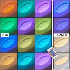 Norton Star Deckenleuchte LED Weiß, 1-flammig, Fernbedienung, Farbwechsler -LEDVANCE Verkäufe norton star deckenleuchte h3266229 do4 2