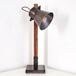 Oksbol Tischleuchte Dunkelbraun, Grau, Stahl Gebürstet, 1-flammig -LEDVANCE Verkäufe oksbol tischleuchte h3349588 11