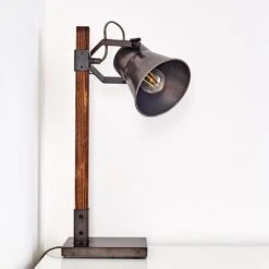 Oksbol Tischleuchte Dunkelbraun, Grau, Stahl Gebürstet, 1-flammig -LEDVANCE Verkäufe oksbol tischleuchte h3349588 15