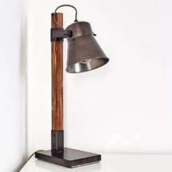 Oksbol Tischleuchte Dunkelbraun, Grau, Stahl Gebürstet, 1-flammig -LEDVANCE Verkäufe oksbol tischleuchte h3349588 16