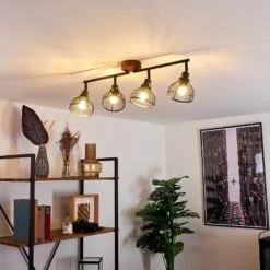 Omba Deckenleuchte Holz Dunkel, Schwarz, 4-flammig -LEDVANCE Verkäufe omba deckenleuchte h3402986 6