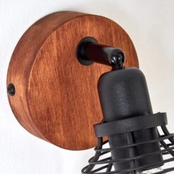 Omna Wandleuchte Holz Dunkel, Schwarz, 1-flammig -LEDVANCE Verkäufe omna wandleuchte h3402948 10