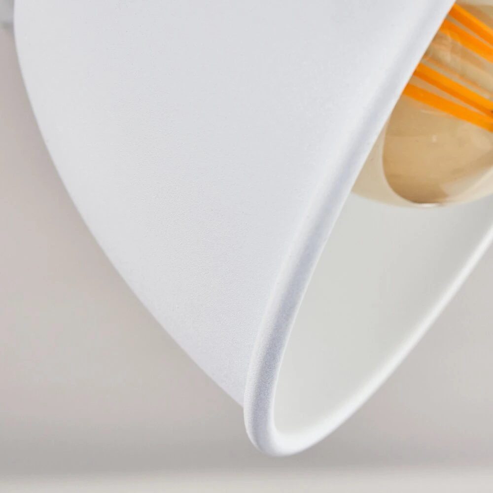 Orny Deckenleuchte Holz Hell, Weiß, 4-flammig 6 Orny Deckenleuchte Holz Hell, Weiß, 4-flammig – Bild 6