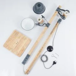 Orny Stehleuchte Grau, Holz Hell, 2-flammig -LEDVANCE Verkäufe orny stehleuchte h3421673 4