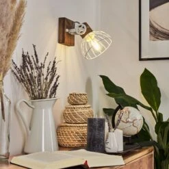 Orny Wandleuchte Holz Dunkel, Weiß, 1-flammig 20 Orny Wandleuchte Holz Dunkel, Weiß, 1-flammig -LEDVANCE Verkäufe orny wandleuchte h3424414 6