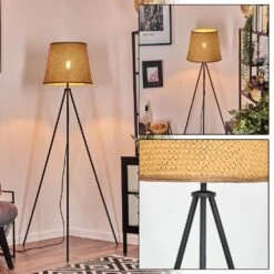 Palmeiros Stehleuchte 37,5 Cm Schwarz, 1-flammig