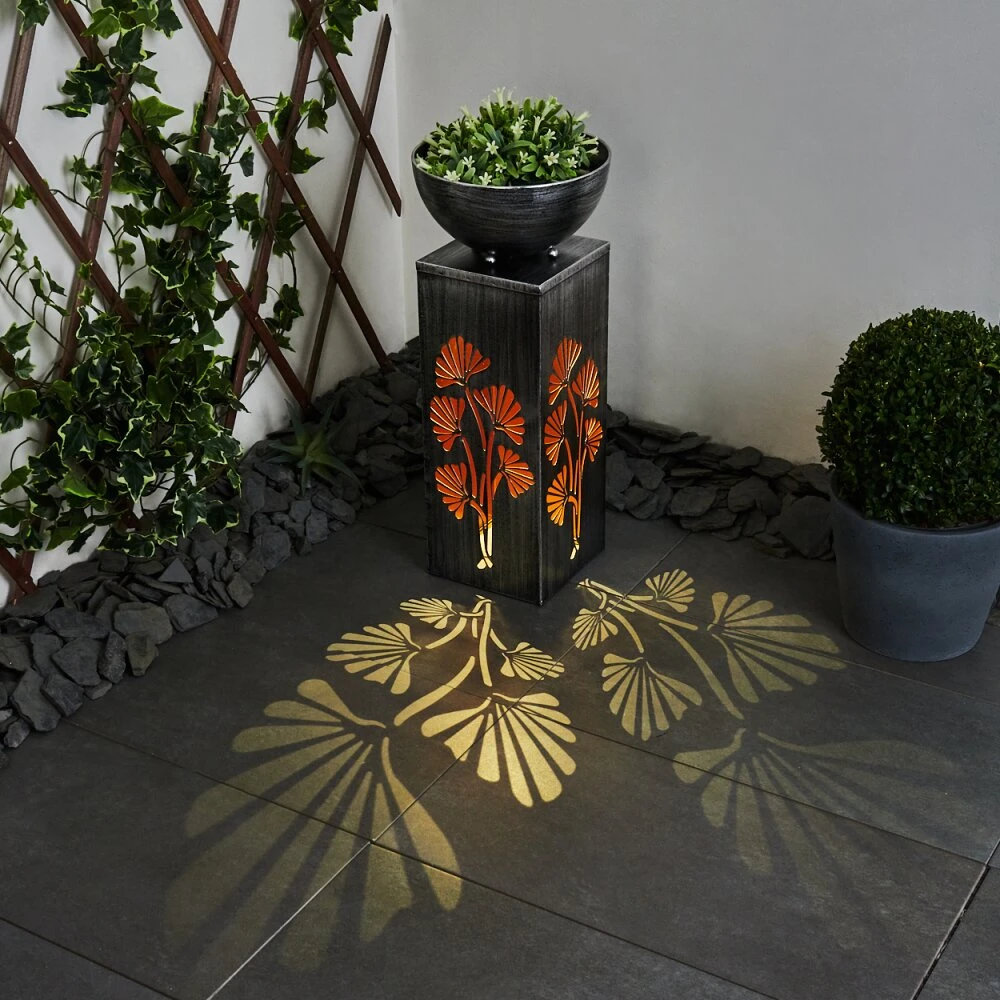 Parikia Solarleuchte LED Kupferfarben, Schwarz, Silber, 1-flammig 7 Parikia Solarleuchte LED Kupferfarben, Schwarz, Silber, 1-flammig – Bild 7