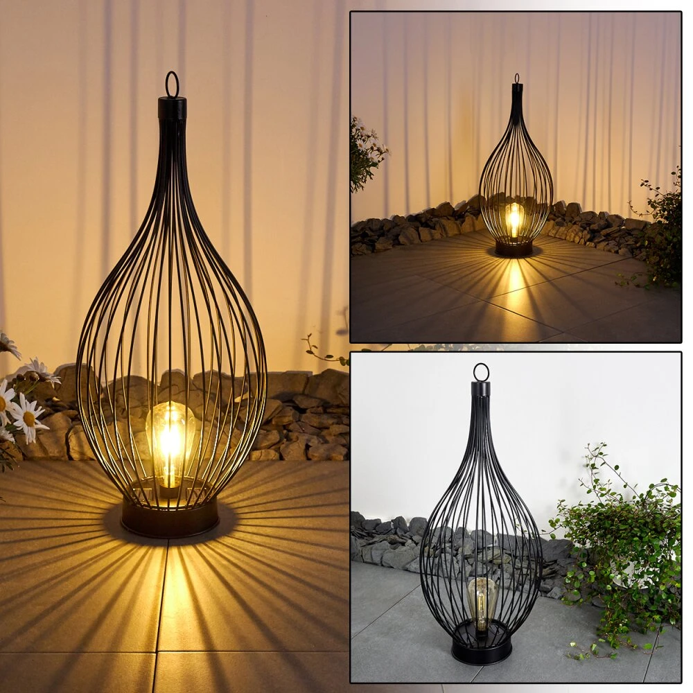 Pasadena Solarleuchte LED Schwarz, 1-flammig 1 Pasadena Solarleuchte LED Schwarz, 1-flammig