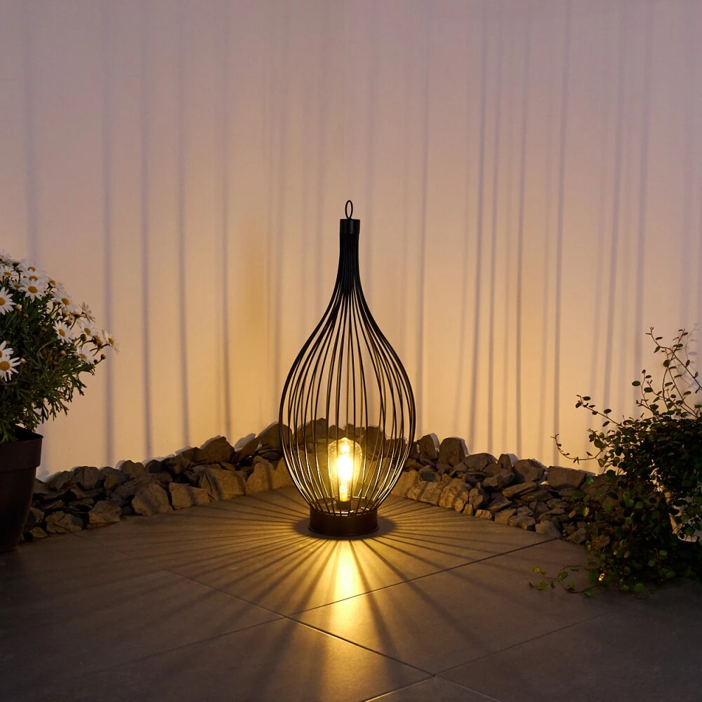 Pasadena Solarleuchte LED Schwarz, 1-flammig 3 Pasadena Solarleuchte LED Schwarz, 1-flammig – Bild 3