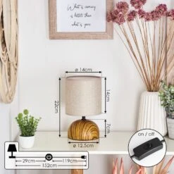 Passila Tischleuchte Holzoptik, 1-flammig -LEDVANCE Verkäufe passila tischleuchte h3595138 3