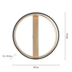 Paul Neuhaus Q-BELUGA Deckenleuchte LED Gold, 1-flammig, Fernbedienung -LEDVANCE Verkäufe paul neuhaus q beluga deckenleuchte 6739 60 7