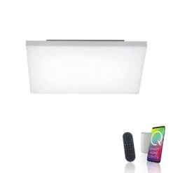 Paul Neuhaus Q-FRAMELESS Panel LED Weiß, 1-flammig, Fernbedienung, Farbwechsler -LEDVANCE Verkäufe paul neuhaus q frameless panel 8287 16 3