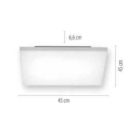 Paul Neuhaus Q-FRAMELESS Panel LED Weiß, 1-flammig, Fernbedienung, Farbwechsler -LEDVANCE Verkäufe paul neuhaus q frameless panel 8287 16 6