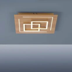 Paul Neuhaus Q-LINEA Deckenleuchte LED Holz Hell, 4-flammig, Fernbedienung -LEDVANCE Verkäufe paul neuhaus q linea deckenleuchte 8180 79 10