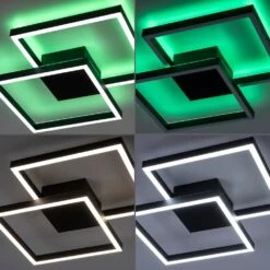 Paul Neuhaus Q-MARKO Deckenleuchte LED Schwarz, 1-flammig, Fernbedienung, Farbwechsler -LEDVANCE Verkäufe paul neuhaus q marko deckenleuchte 6144 18 13