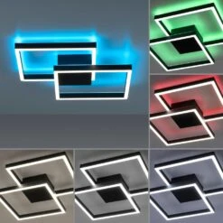 Paul Neuhaus Q-MARKO Deckenleuchte LED Schwarz, 1-flammig, Fernbedienung, Farbwechsler -LEDVANCE Verkäufe paul neuhaus q marko deckenleuchte 6144 18 4