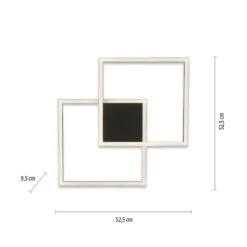 Paul Neuhaus Q-MARKO Deckenleuchte LED Schwarz, 1-flammig, Fernbedienung, Farbwechsler -LEDVANCE Verkäufe paul neuhaus q marko deckenleuchte 6144 18 7