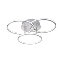 Paul Neuhaus Q-NEVIO Deckenleuchte LED Nickel-Matt, 3-flammig, Fernbedienung -LEDVANCE Verkäufe paul neuhaus q nevio deckenleuchte 8281 55 3