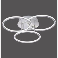 Paul Neuhaus Q-NEVIO Deckenleuchte LED Nickel-Matt, 3-flammig, Fernbedienung -LEDVANCE Verkäufe paul neuhaus q nevio deckenleuchte 8281 55 4