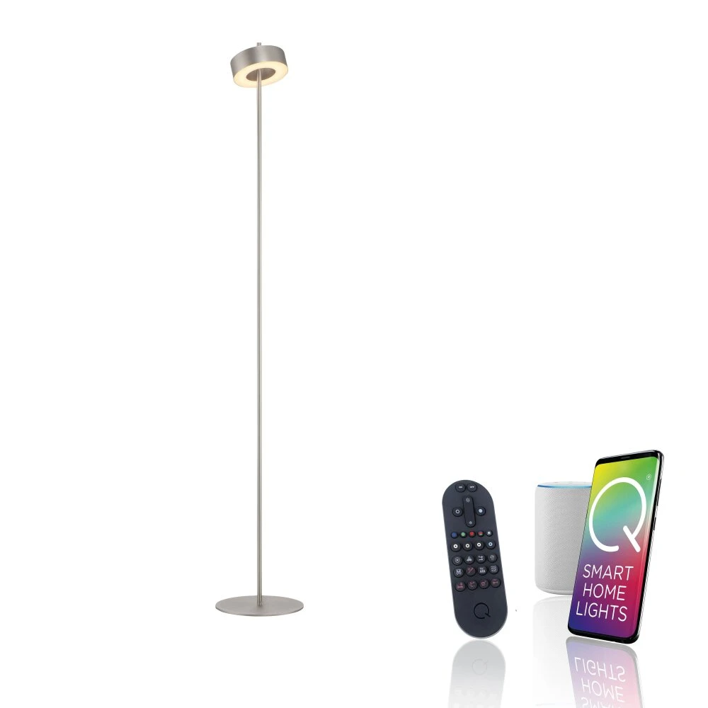 Paul Neuhaus Q-Rotate Stehleuchte LED Silber, 1-flammig 2 Paul Neuhaus Q-Rotate Stehleuchte LED Silber, 1-flammig – Bild 2