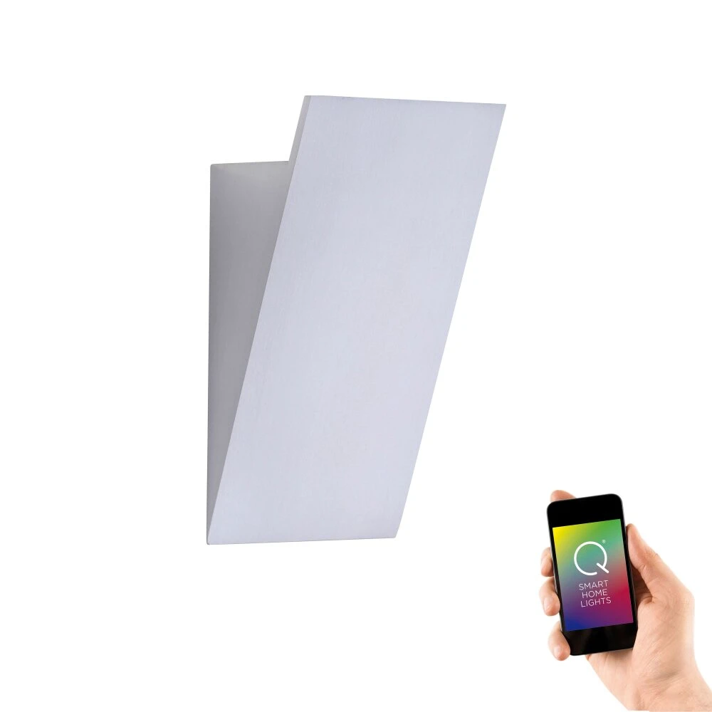 Paul Neuhaus Q-WEDGE Wandleuchte LED Aluminium, 1-flammig, Fernbedienung, Farbwechsler 1 Paul Neuhaus Q-WEDGE Wandleuchte LED Aluminium, 1-flammig, Fernbedienung, Farbwechsler