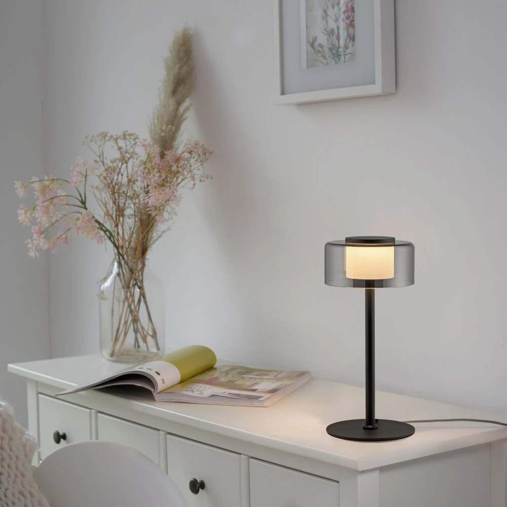 Paul Neuhaus Rika Tischleuchte LED Schwarz, 1-flammig 3 Paul Neuhaus Rika Tischleuchte LED Schwarz, 1-flammig – Bild 3