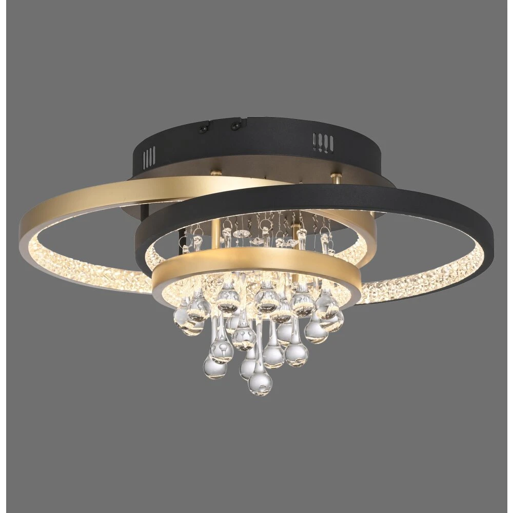 Paul Neuhaus Rotazo Deckenleuchte LED Gold, Schwarz, 1-flammig 1 Paul Neuhaus Rotazo Deckenleuchte LED Gold, Schwarz, 1-flammig